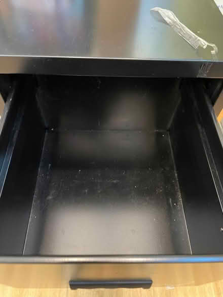 Photo of free black metal 4-drawer cabinet (Old street/Hoxton) #4