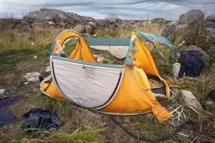 Photo of Scrap tents (or similar) for fabric (Bramley Green RG26) #1