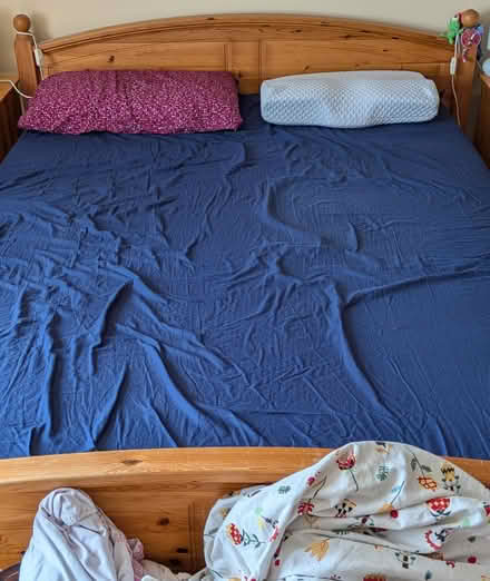 Photo of free IKEA Pine Euro Kind Bed + Mattress (Leigh-on-Sea SS9) #4