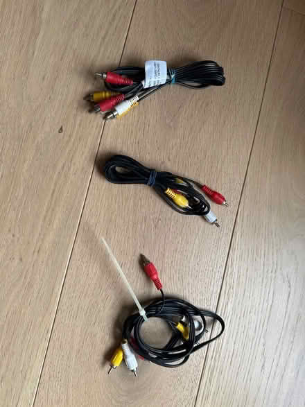 Photo of free 3 RCA cable x 3sets (Fleetville AL4) #1