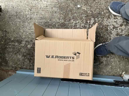 Photo of free cardboard boxes, flat, good for storage/removals (Llangoed LL58) #1