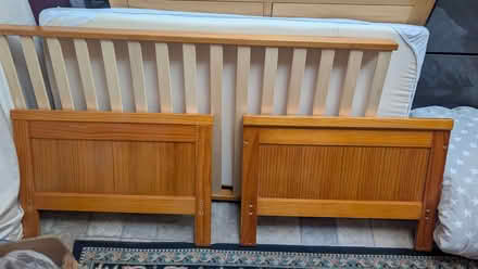Photo of free Child's Bed and Bedding (Woodley RG5) #1