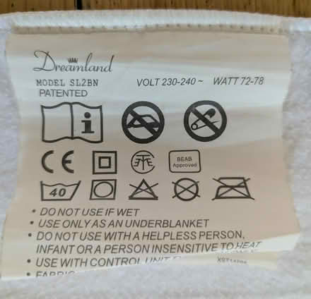 Photo of free Double Electric Heated Blanket (Stourbridge DY8) #3