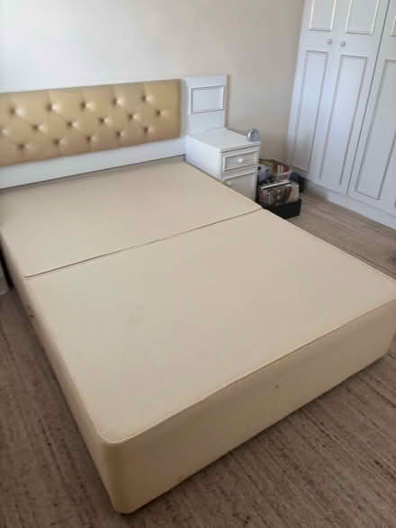 Photo of free Double divan base with 2 drawers (Hertsmere WD6) #2
