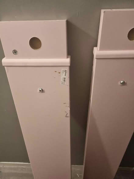 Photo of free ikea childs bed pink (camberwell SE5) #1