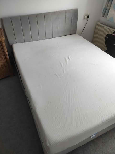 Photo of free King size bed frame and mattress (Orpington, BR6) #1