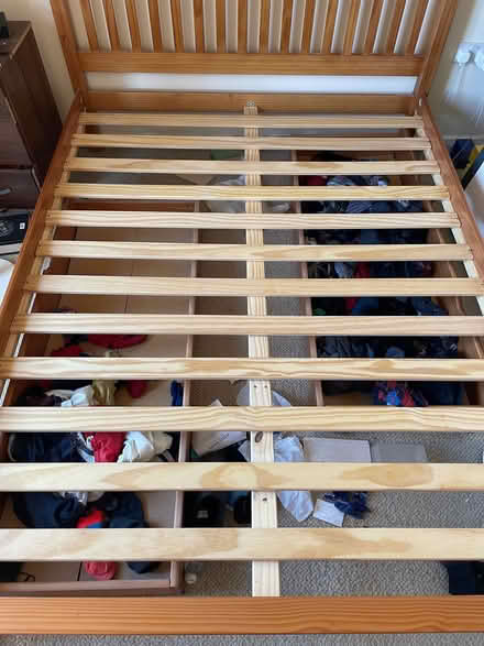 Photo of free King size wooden bed frame (Central Reading RG1) #1