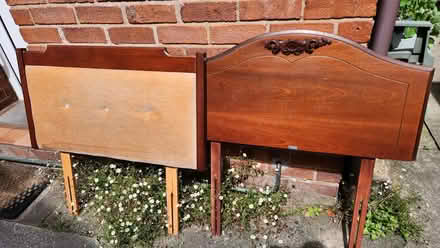 Photo of free 2 single bed headboards (Vicars Cross CH3) #1