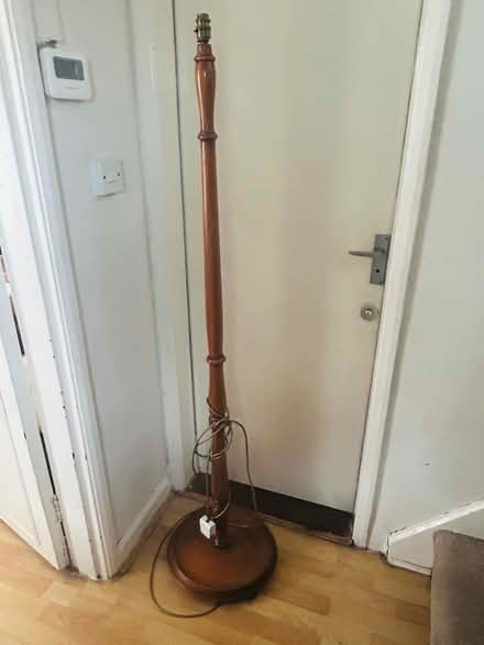 Photo of free Vintage wood floor lamp (Thornton Heath CR7) #1