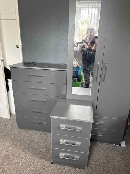 Photo of free Grey wardrobe set (Bolton BL2) #1