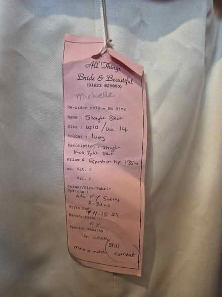 Photo of free Wedding outfit (Hollinswood TF3) #3