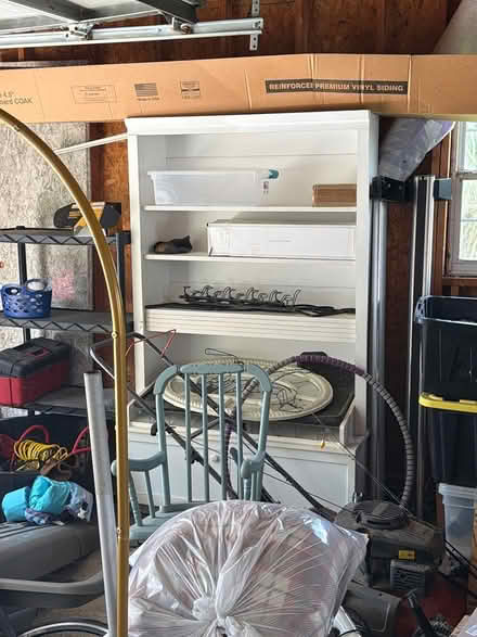 Photo of free White wood shelf storage (Anderson Indiana) #1