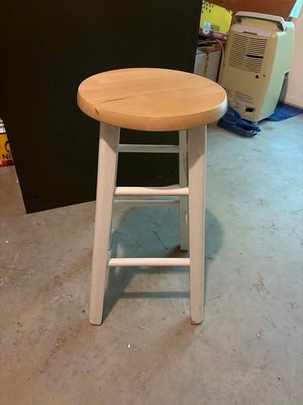 Photo of free 3 foot wooden stool (Bishops Forest, Waltham) #1