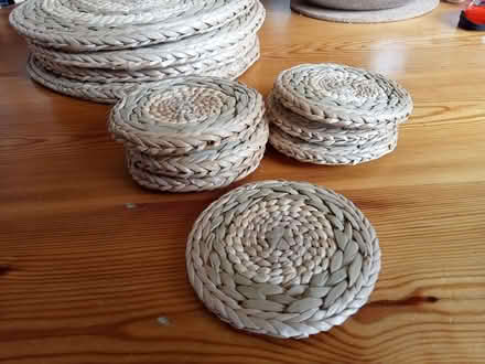 Photo of free Woven placemats and coasters (Wakefield WF1) #2