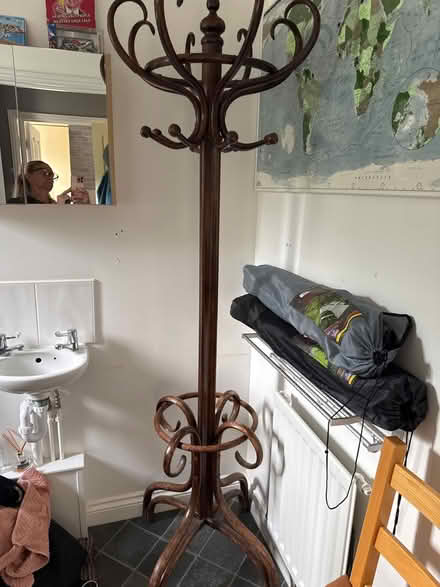 Photo of free Tall wooden coat rack (Carlisle area CA4) #1