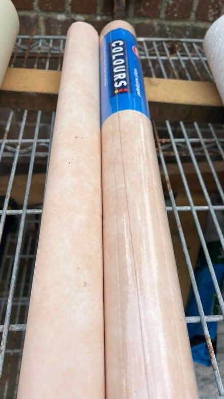 Photo of free Wallpaper Peach Marble affect (BN3 5SB) #1