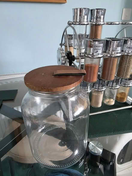 Photo of free Spice Carousel Rack & storage jar (Allerton BD15) #1