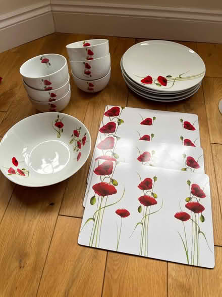 Photo of free Plates, bowls. Egg cups, salt and pepper pots, place mat etc (Thatcham RG18) #1