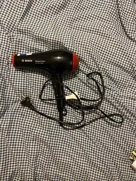 Photo of free Hairdryer *HAS 2-PIN EUROPEAN PLUG (DE56 Belper) #2
