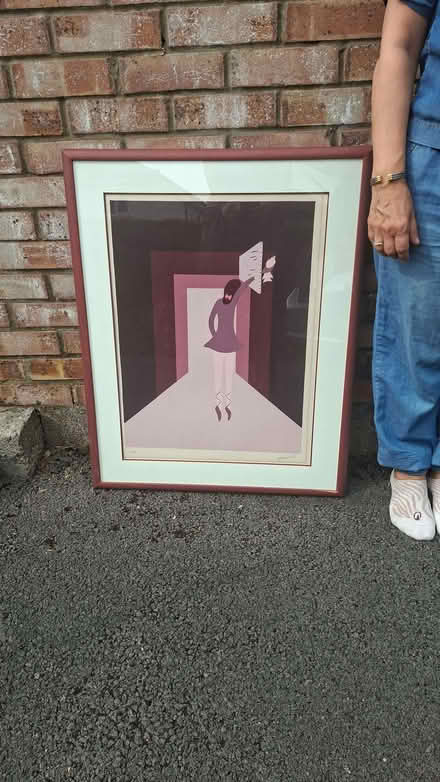Photo of free Large framed art print (Southmead BS10) #1