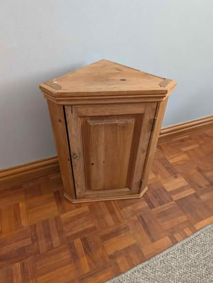Photo of free pine corner cabinet (Kempshott RG22) #1