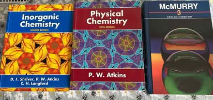 Photo of free Chemistry text books - university level (Great Preston WF10) #1
