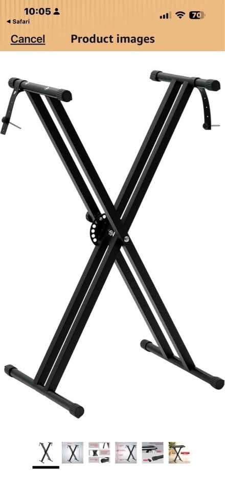 Photo of Folding Keyboard stand (Near Rugby club Goldington Rd) #1