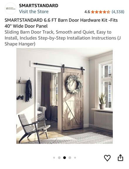 Photo of free Hardware kit for sliding barn door (Phinney Ridge) #1