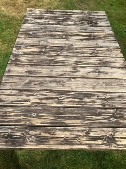 Photo of free Large wooden garden table (Presteigne LD8) #3