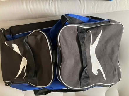 Photo of free Blue and Black Slazenger Sports bag (Wash Common RG14) #1