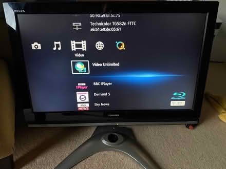 Photo of free Toshiba 37inch tv and stand. Works (bognor regis PO22) #1