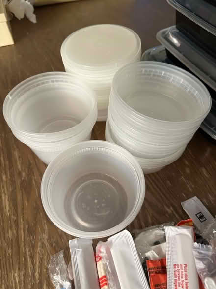 Photo of free Plastic utensils, to-go containers (20016) #2