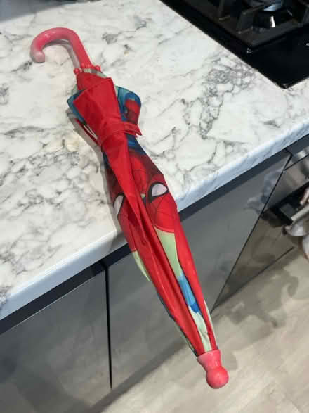 Photo of free Spider-Man helmet and umbrella (Enfield Lock) #3