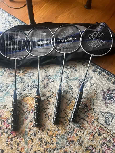 Photo of free 4 Badminton Rackets with Case (Kensington by Cedar Brook Pool) #1