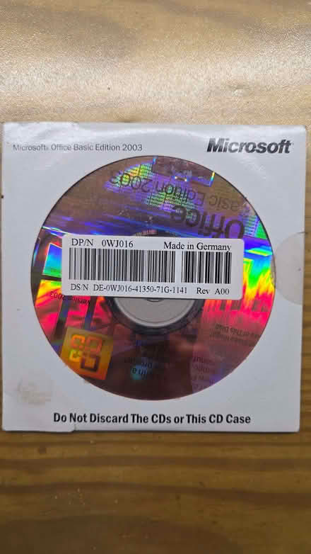 Photo of free Micrososoft Office Basic 2003 Software (Inchbrook GL6) #1