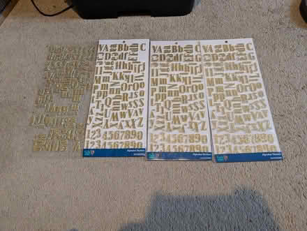 Photo of free Foam Letters and fabric glue (Severn, MD) #1
