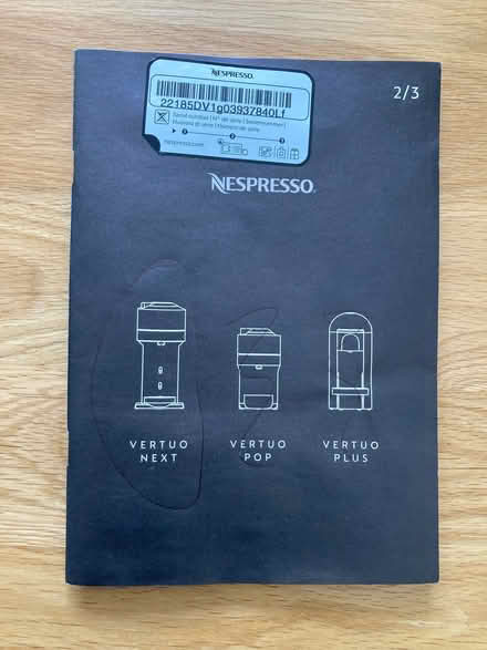 Photo of free Nespresso vertuo pop (Cutteslowe OX2) #1