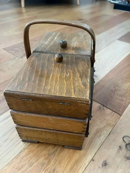 Photo of free Wooden concertina sewing box (Hove BN3) #2