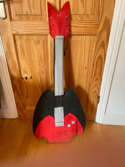 Photo of free Cardboard electric guitar (Newark) #1