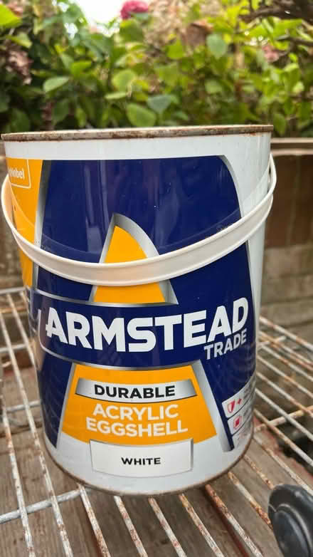 Photo of free Paint Acrylic Eggshell White (BN3 5SB) #1
