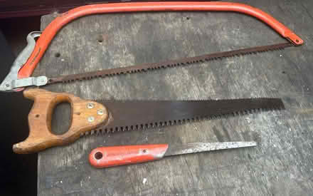 Photo of free Three assorted saws (Canterbury area) #1