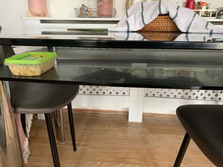 Photo of free Glass table without chairs (West Brompton SW6) #3