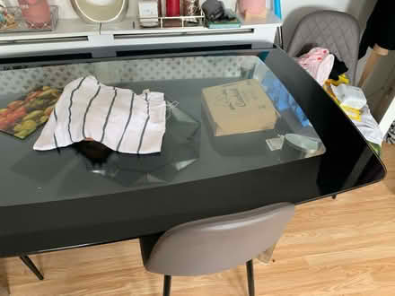 Photo of free Glass table without chairs (West Brompton SW6) #1