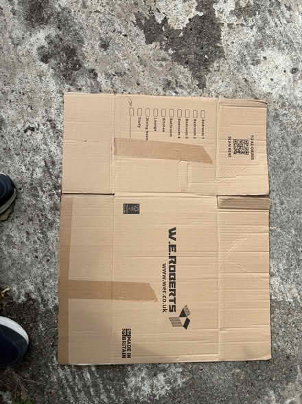 Photo of free cardboard boxes, flat, good for storage/removals (Llangoed LL58) #2