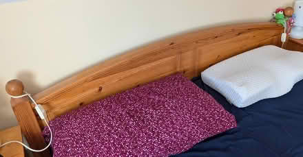 Photo of free IKEA Pine Euro Kind Bed + Mattress (Leigh-on-Sea SS9) #1