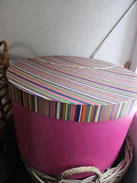 Photo of free Large box full of fabric upholstery (Swinton M27) #1