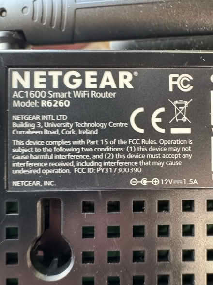 Photo of free Netgear R6260 AC1600 Router (Wolfe and Homestead) #2