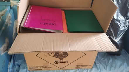 Photo of free Box of used ring binders (Greatfield HU9) #1