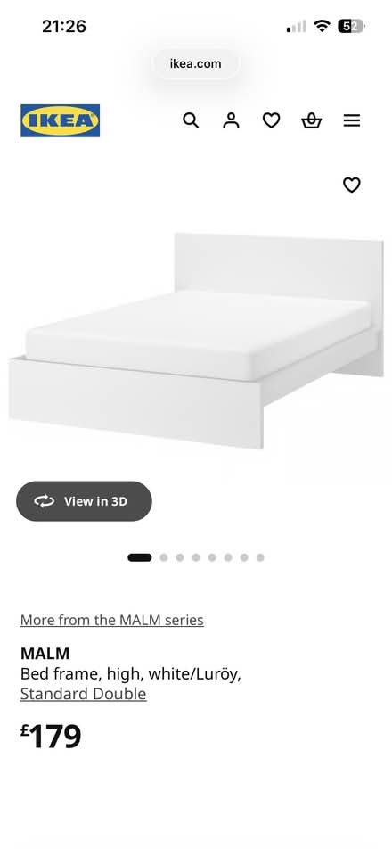 Photo of free IKEA MALM double bed (North Hinksey OX2) #2