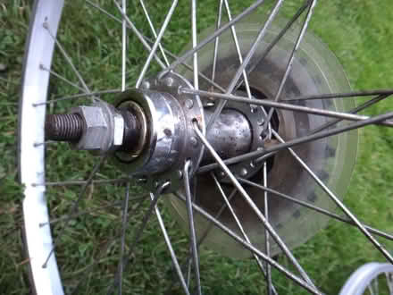 Photo of free Pair of 24 inch BICYCLE WHEELS (Blackhall EH4) #2
